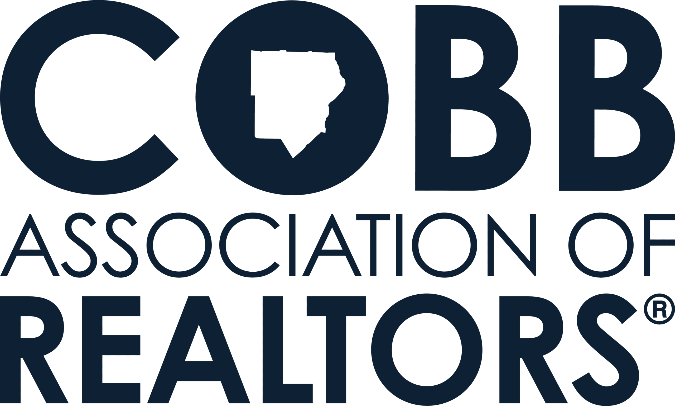 Cobb REALTORS® Stacked Dark Logo