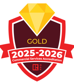 NAR Commercial Services Accreditation — Gold Badge